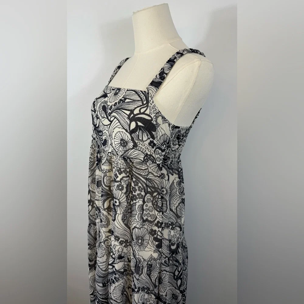 New! Ted Baker Adlinah‎ Square Neck Sleeveless Midi Dress Size 1 US 4 $395 - Picture 6 of 8